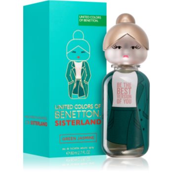 Benetton Sisterland Green Jasmine Eau de Toilette pentru femei - imagine 3